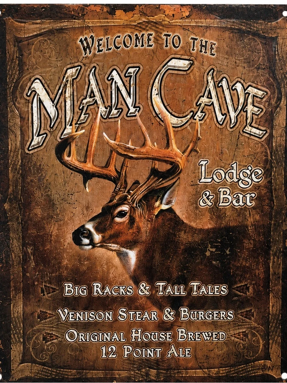 NEW Man Cave Metal Sign